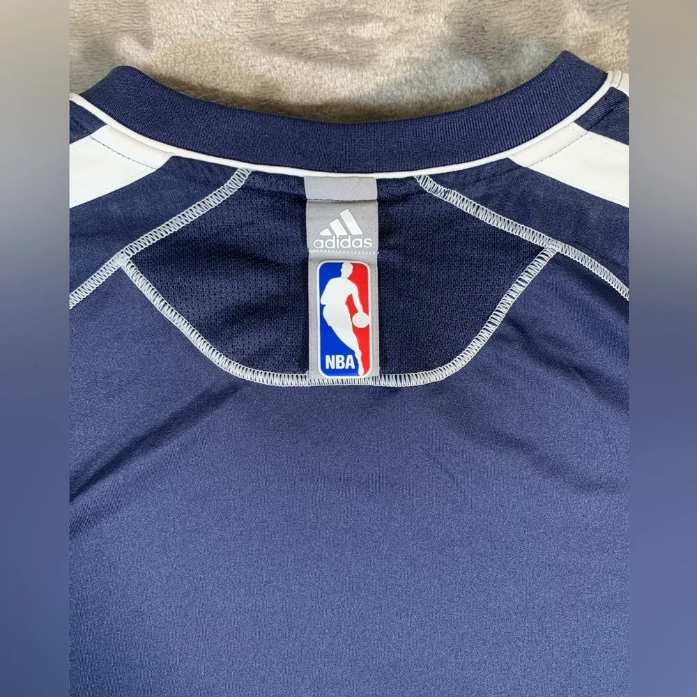Adidas Warm Up‎ Shirt Men’s XL Blue NBA Denver Nuggets Long Sleeve